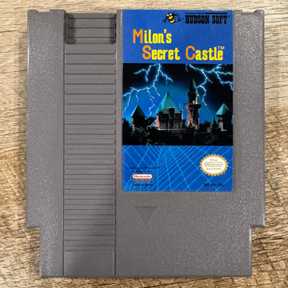 Milon's Secret Castle (Nintendo NES 1987) Authentic Box, Manual & Game🔥Crispy🔥
