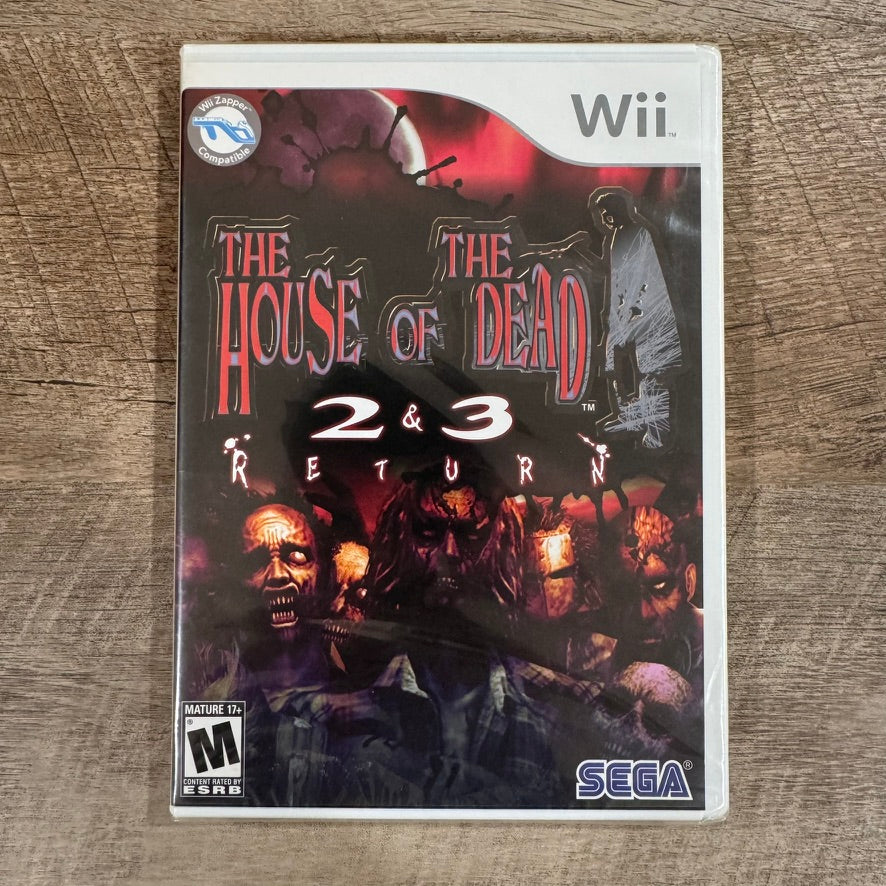 The House of The Dead 2 & 3 Return (Nintendo Wii, 2008) Brand New W/ Minty Seal!