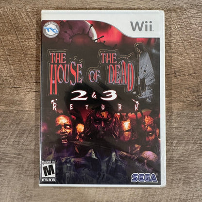 The House of The Dead 2 & 3 Return (Nintendo Wii, 2008) Brand New W/ Minty Seal!