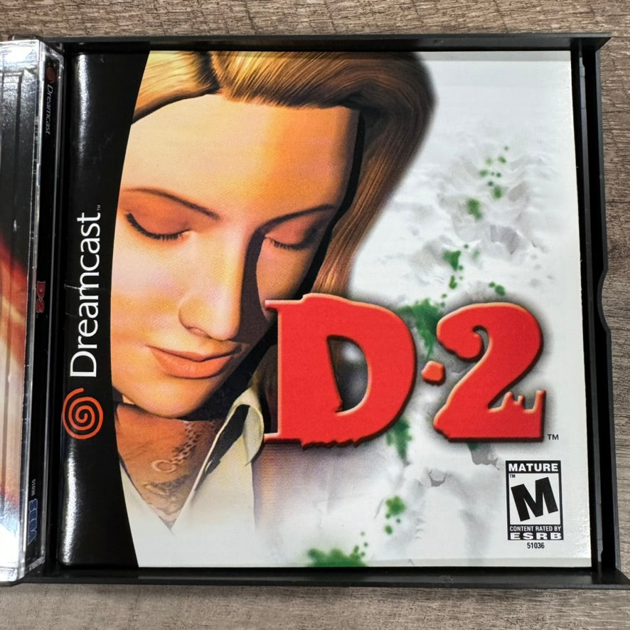 D2 (Sega Dreamcast, 2000) CLEAN & CIB W/ 4 Discs, Crispy Case & Manual!🔥