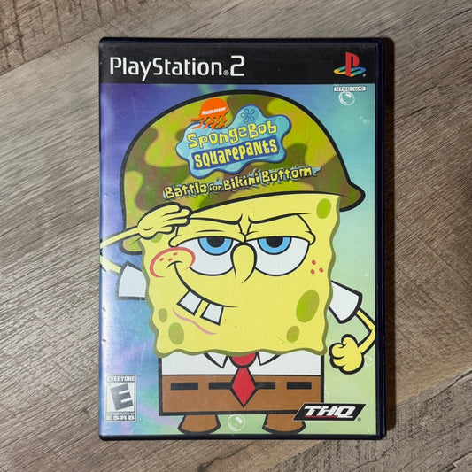 Spongebob Squarepants: Battle For Bikini Bottom (Sony Playstation 2, PS2)