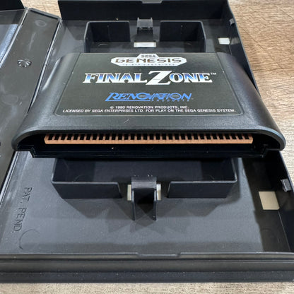 Final Zone (Sega Genesis, 1990) CIB & Clean! W/ Crispy Manual, Cart, Art & Case!