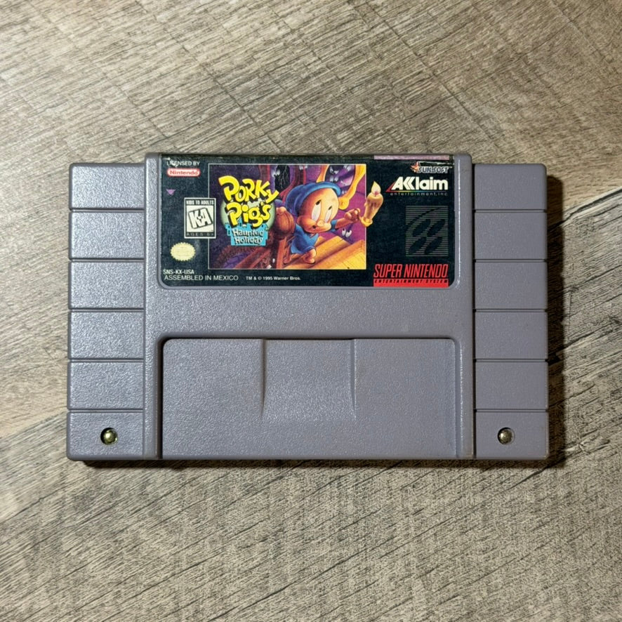 Porky Pig's Haunted Holiday (Super Nintendo, SNES)