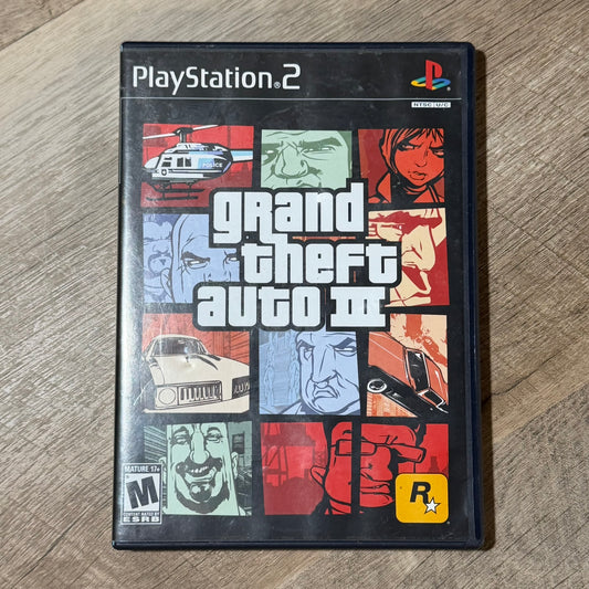 Grand Theft Auto III (Sony Playstation 2, PS2)