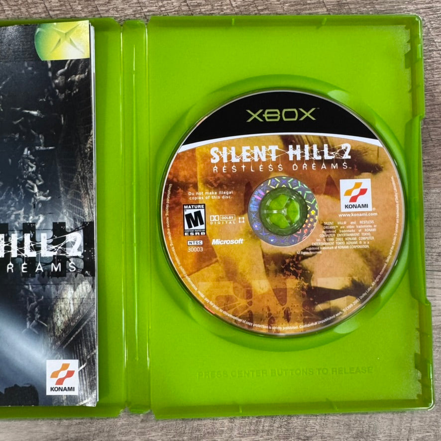 Silent Hill 2: Restless Dreams (Microsoft Xbox, 2001) Complete & MINTY!