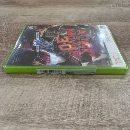 Attack Of The Movies 3-D (Microsoft Xbox 360, 2010) Brand New W/ Beautiful Seal!