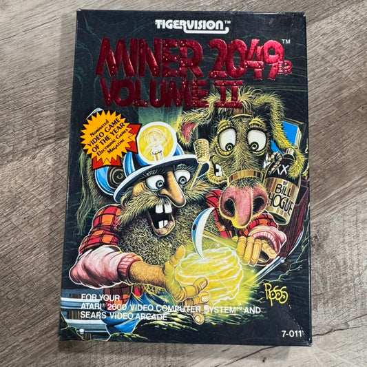 Miner 2049er Volume II 2 (Atari 2600, 1983) INCREDIBLE CONDITION BOX ONLY!