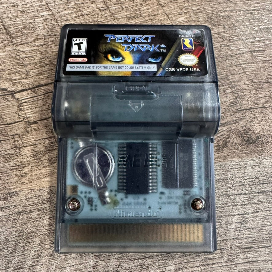 Perfect Dark (Nintendo Game Boy Color, GBC 2000) MINT Cart & Manual!
