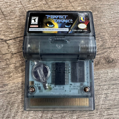 Perfect Dark (Nintendo Game Boy Color, GBC 2000) MINT Cart & Manual!