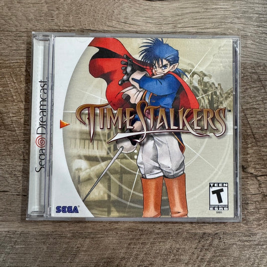 Time Stalkers (Sega Dreamcast, 2000) CIB Complete W/ Manual & Near Mint Disc!