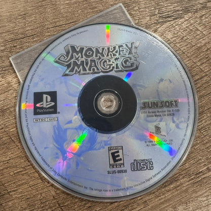 Monkey Magic (Sony PlayStation 1, PS1 1999) VERY CLEAN Disc Only. Tested!
