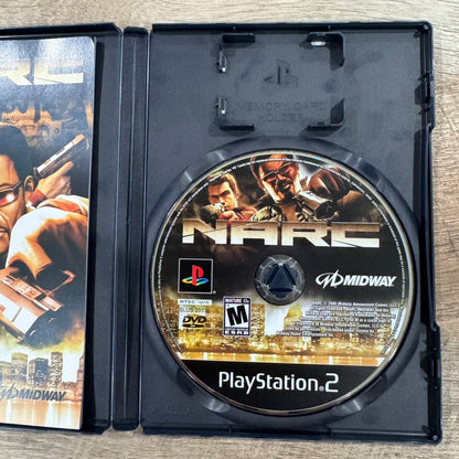 NARC (Sony PlayStation 2, PS2 2005) CIB W/ Reg Card, Manual & Clean Disc!