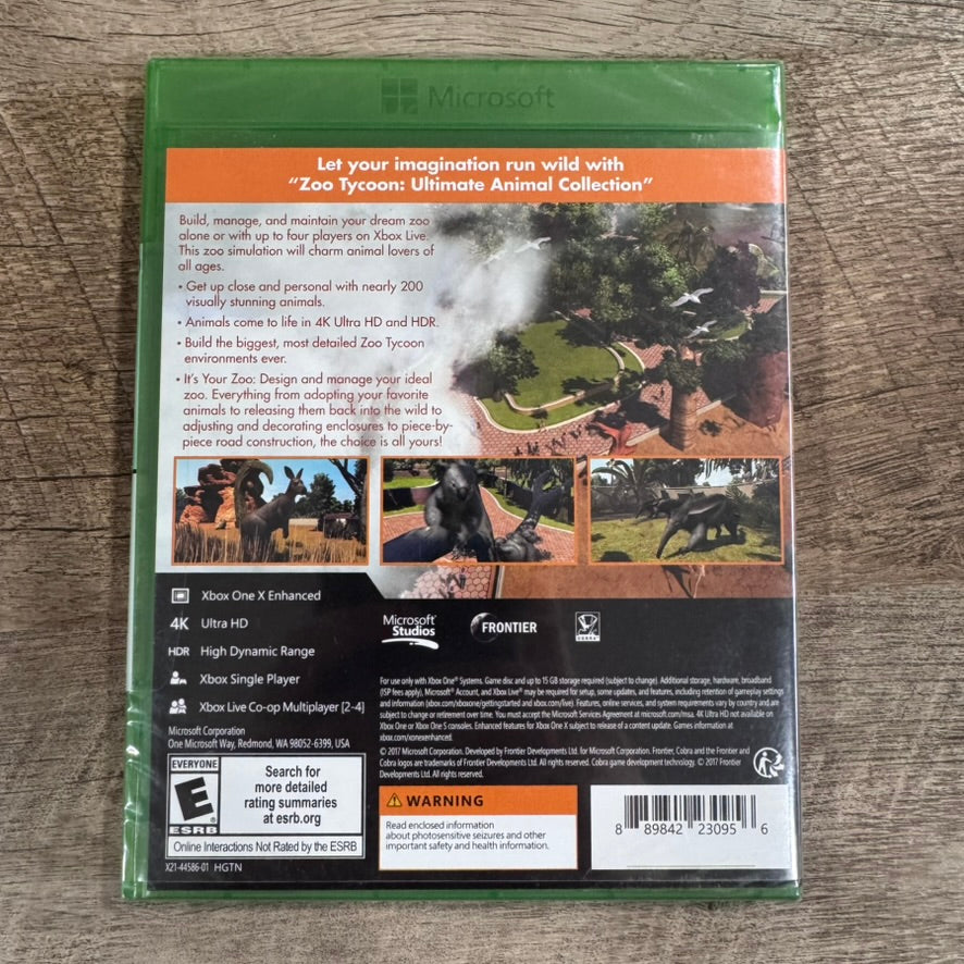 Zoo Tycoon: Ultimate Animal Collection (Microsoft Xbox One, 2017) Brand New!