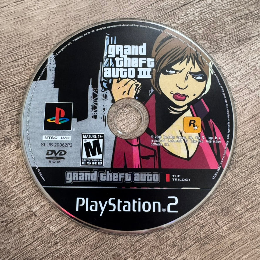 Grand Theft Auto III (Sony Playstation 2, PS2)
