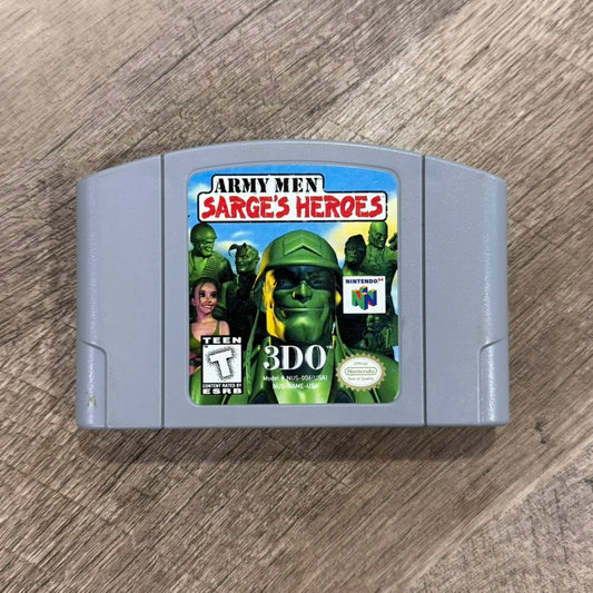 Army Men: Sarge's Heroes (Nintendo 64, N64)