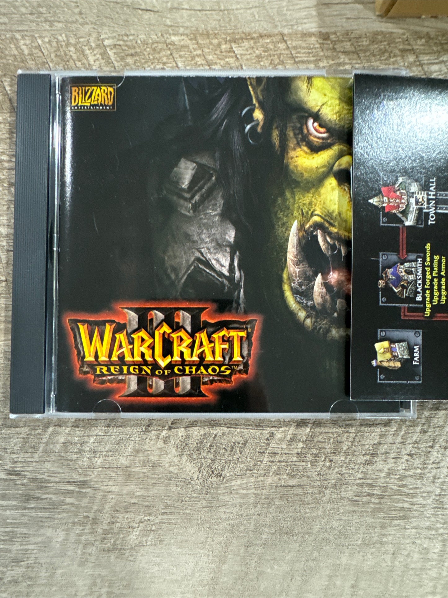 WarCraft III: Reign of Chaos (Windows/Mac, 2002 Blizzard) Open Box