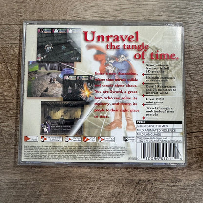 Time Stalkers (Sega Dreamcast, 2000) CIB Complete W/ Manual & Near Mint Disc!