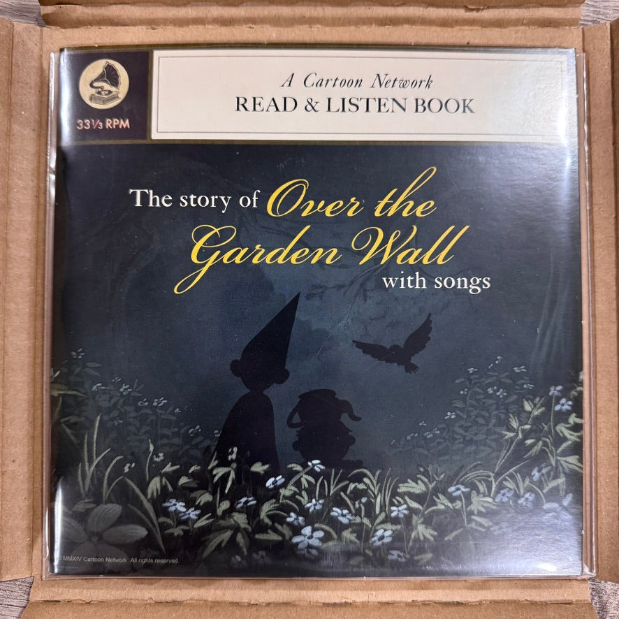 The Story Of Over The Garden Wall (Read & Listen Book / BURGUNDY Vinyl) Sealed!