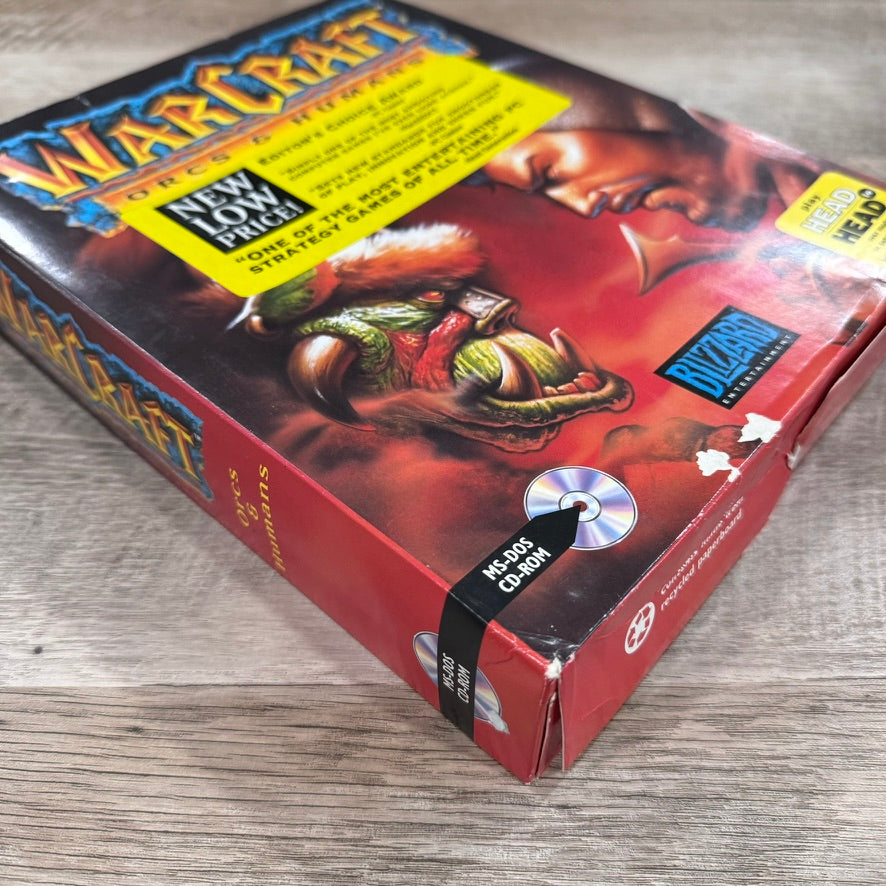 WarCraft: Orcs & Humans (Blizzard PC, 1996) CD-ROM BIG BOX 📦 PC Game