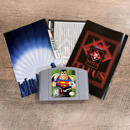 Superman 64 Collector's Edition (Nintendo 64, N64 1999) CLEAN W/ Comic+++