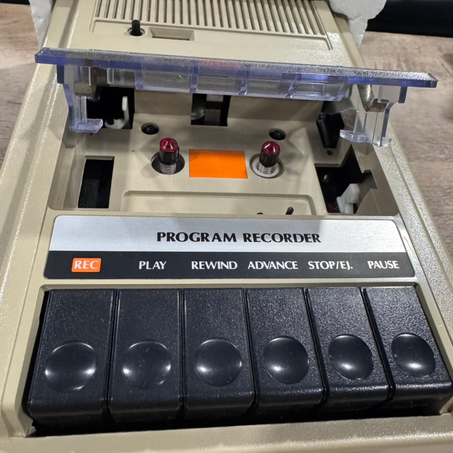 Atari 410 Program Cassette Recorder In Box (No Manual) All Untested / VERY CLEAN