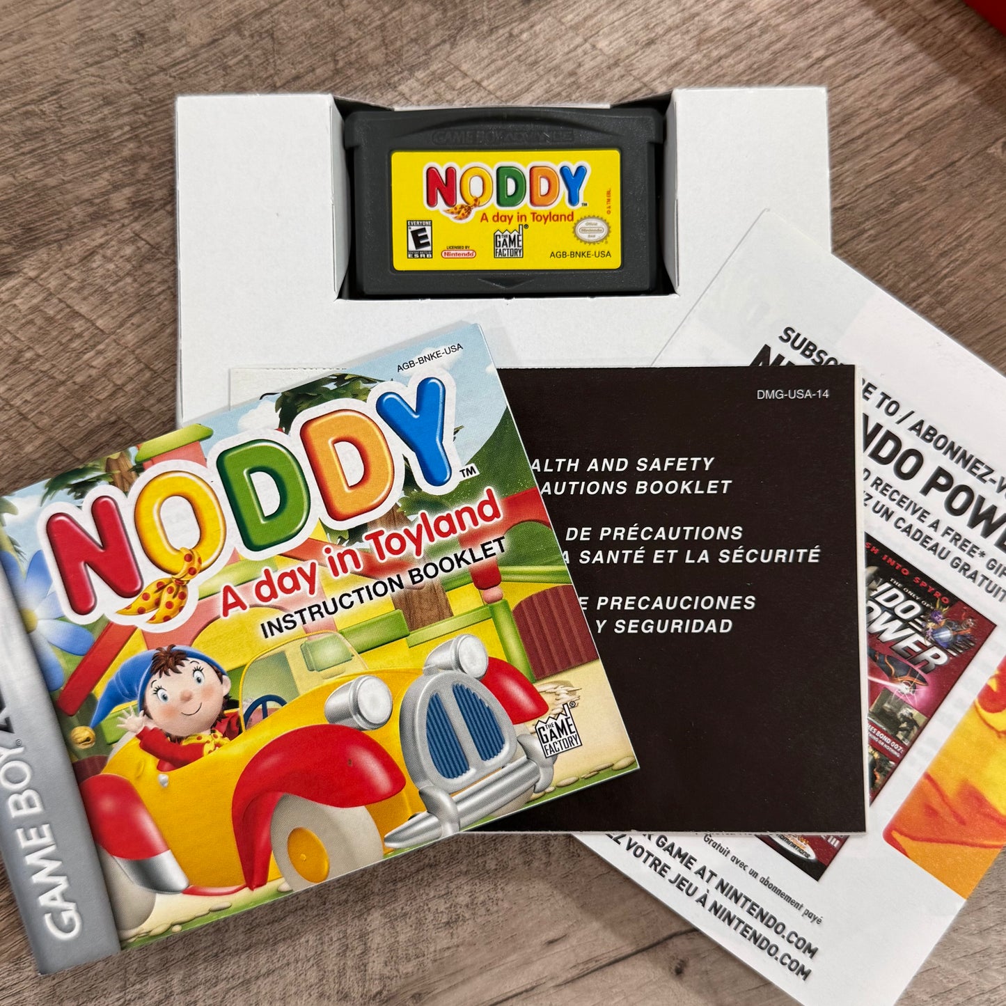 Noddy: A Day in Toyland (Nintendo GameBoy Advance, GBA)