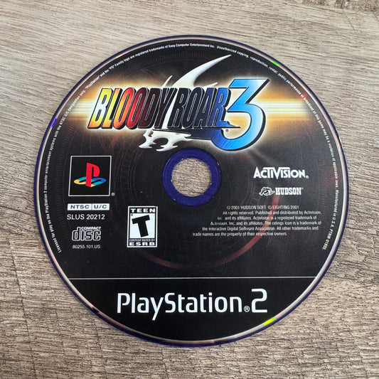 Bloody Roar 3 (Sony Playstation 2, PS2)