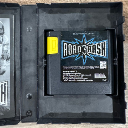 Road Rash 3 (Sega Genesis, 1995) Clean Copy W/ MINTY Manual & Amazing Cart!