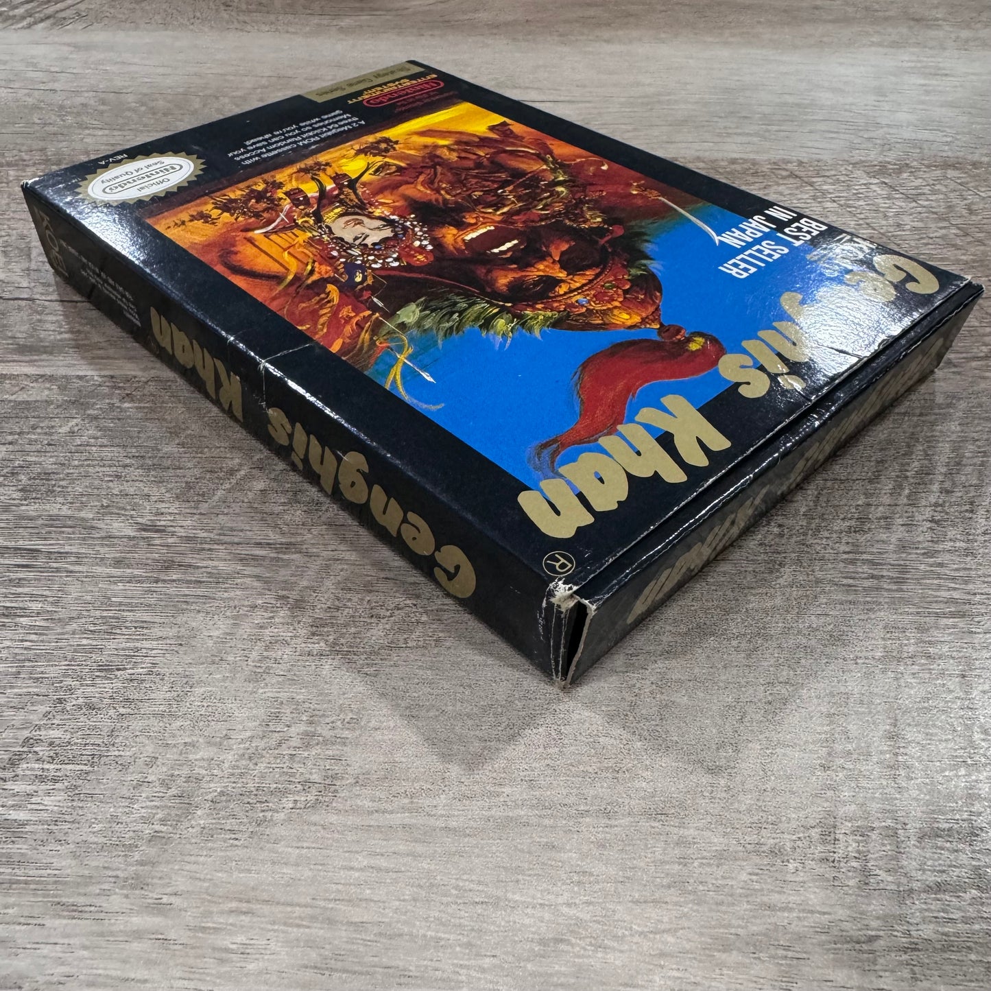 Genghis Khan (Nintendo NES, 1989) Beautifully CIB W/ Box, Manual, Cart & More!🔥