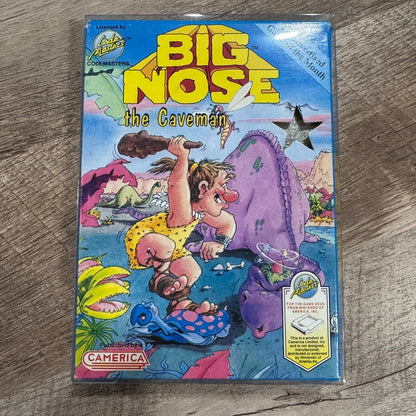 Big Nose The Caveman (Nintendo NES, 1991) CIB W/ Incredibly Box & Manual!