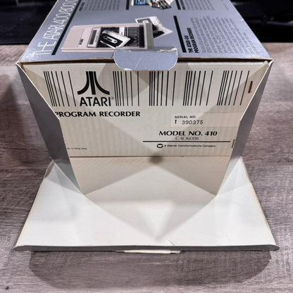 Atari 410 Program Cassette Recorder In Box (No Manual) All Untested / VERY CLEAN