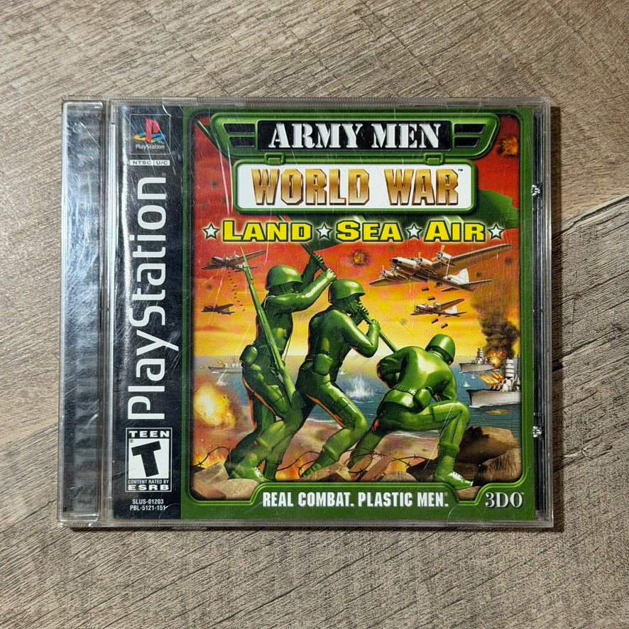 Army Men World War: Land Sea Air (Sony Playstation, PS1)