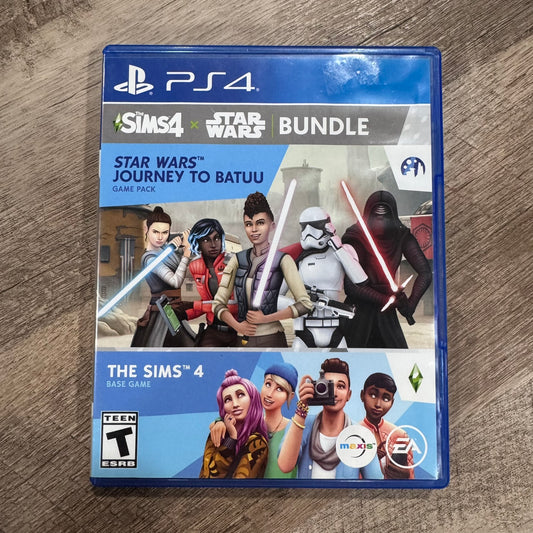 The Sims 4 & Star Wars BUNDLE (Sony Playstation 4, PS4)
