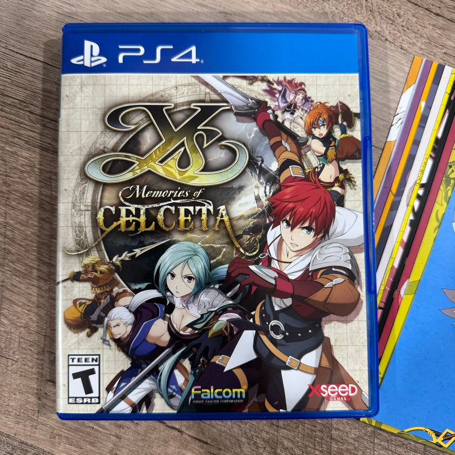 Ys Memories Of Celceta Timeless Adventurer Edition (Sony PS4, 2020) CIB & Clean!