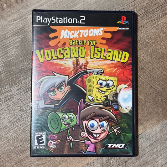 Nicktoons: Battle for Volcano Island (Sony Playstation 2, PS2)