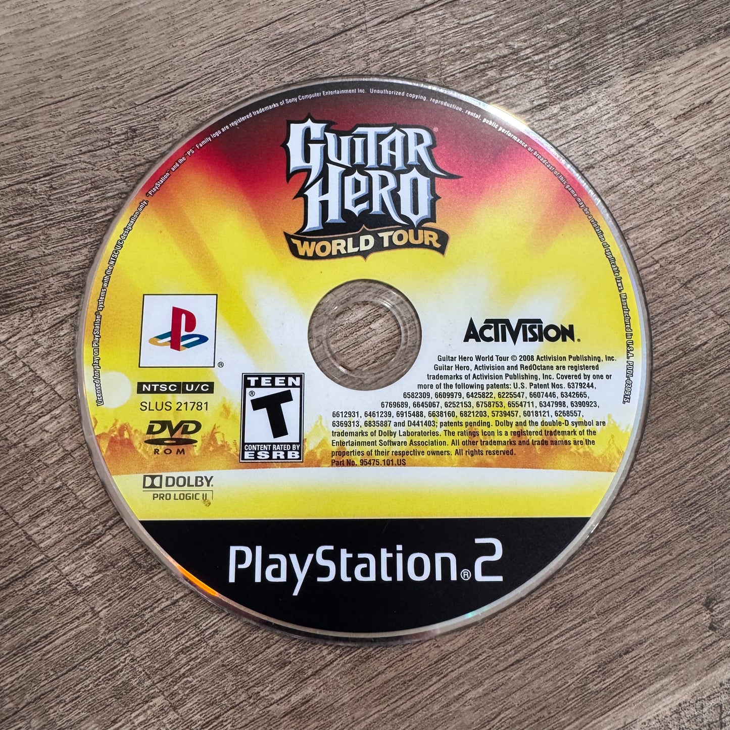 Guitar Hero: World Tour (Sony Playstation 2, PS2)