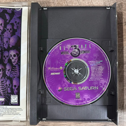 Ultimate Mortal Kombat 3 (SEGA Saturn, 1996) CIB W/Registration Card CLEAN!
