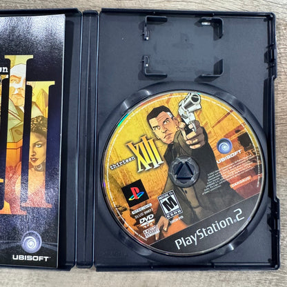 XIII Thirteen (Sony PlayStation 2, PS2 2003) CIB W/ Registration Card & CLEAN!