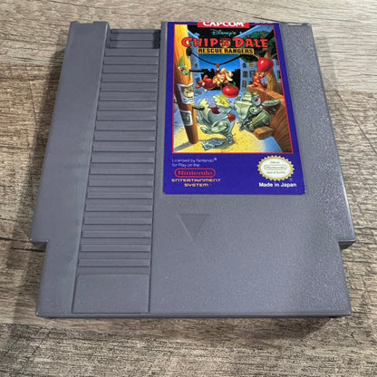Chip 'n Dale Rescue Rangers (Nintendo, NES 1990) BEAUTIFUL CIB W/ Minty Cart!