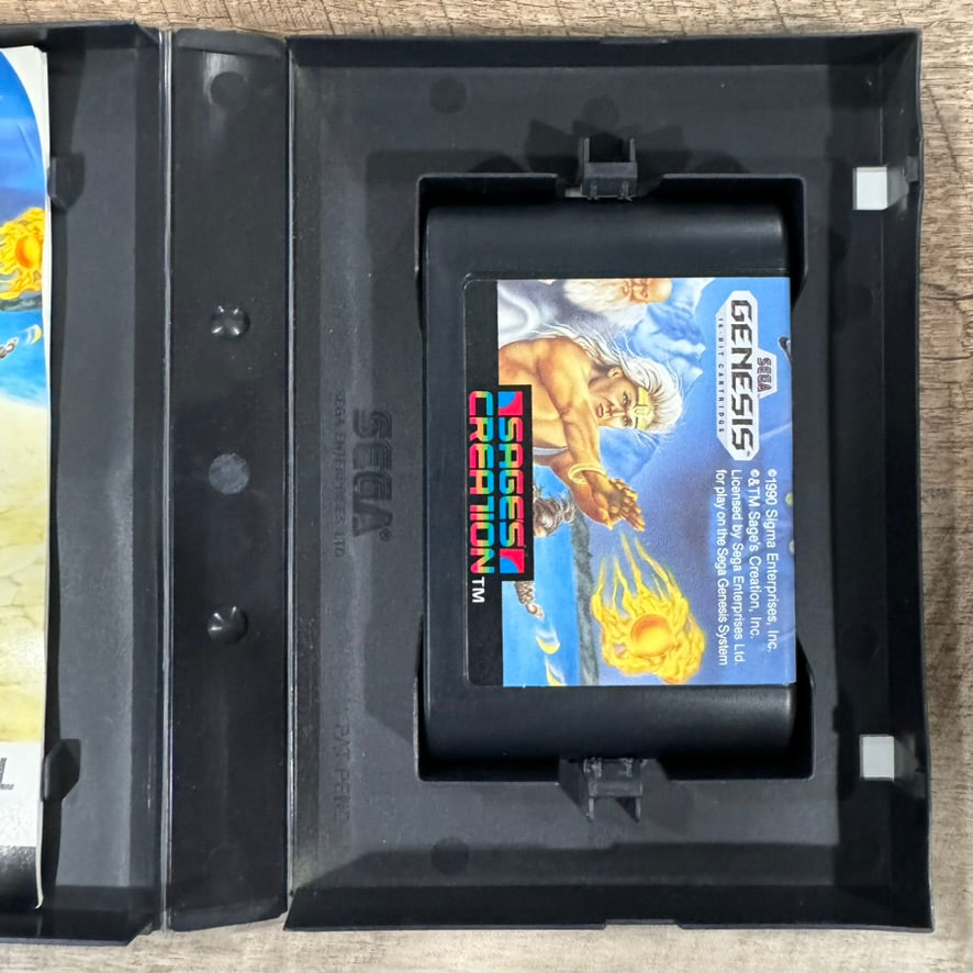 Shadow Blasters (Sega Genesis) CIB & VERY CLEAN W/ Manual, Case & Crispy Cart!