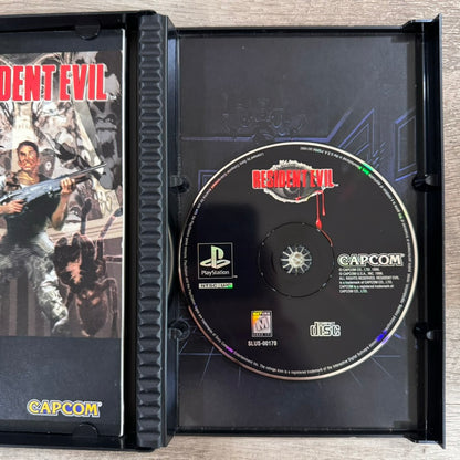 Resident Evil (Sony PlayStation, PS1 1996) Long Box CIB W/ Manual & Reg. Card!🔥