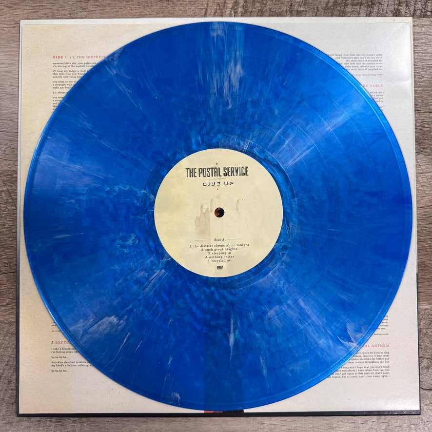 The Postal Service - Give Up LP (20th Anniversary Blue/Metallic Silver Vinyl)