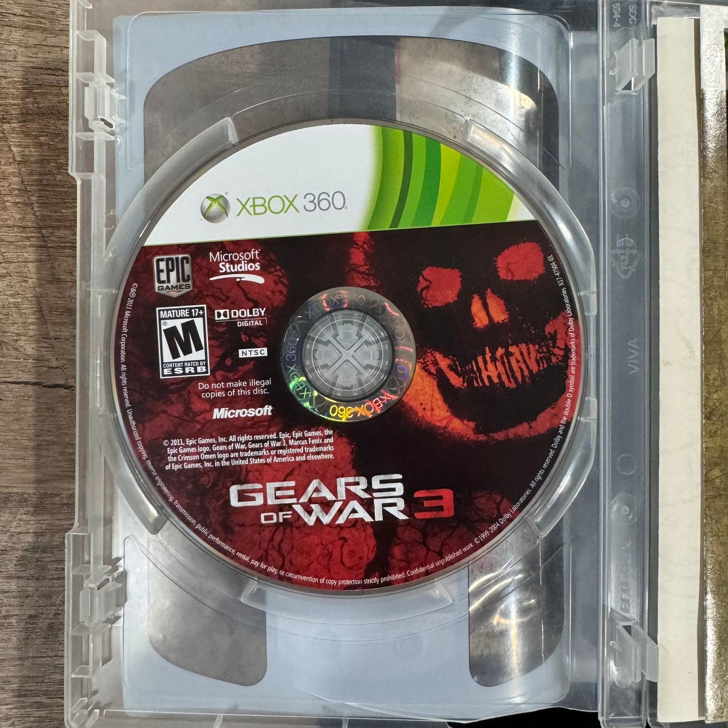 Gears of War 3 Limited Edition (Microsoft Xbox 360, 2011) Near Complete & CLEAN!