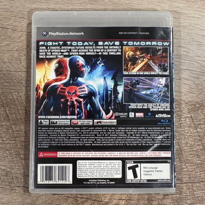 Spider-Man: Edge of Time (Sony PlayStation 3, PS3 2011) Clean Case W/ MINT DISC!
