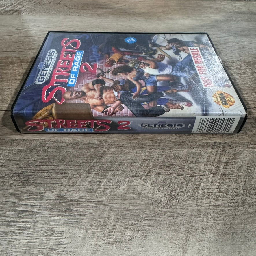 Streets of Rage 2 (Sega Genesis, 1992) Not For Resale COMPLETE CIB & Clean!