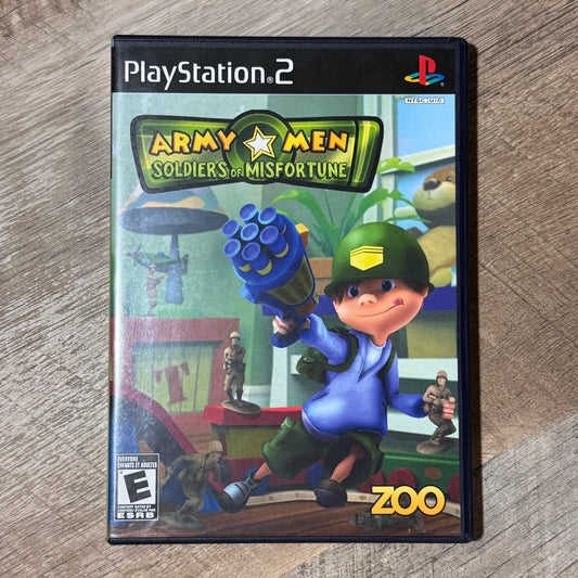 Army Men: Soldiers of Misfortune (Sony Playstation 2, PS2)