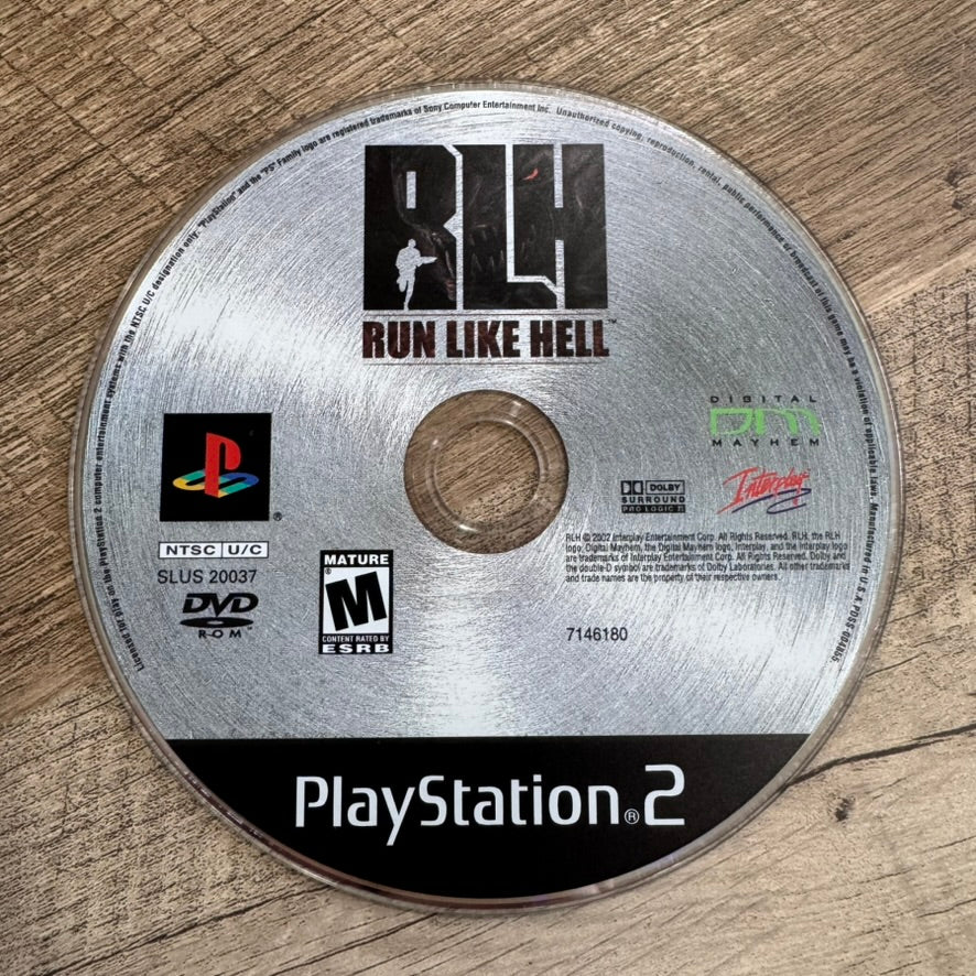RLH: Run Like Hell (Sony Playstation 2, PS2)