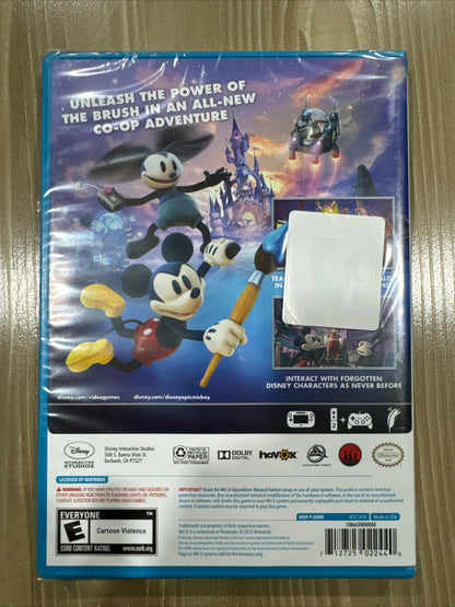 Disney Epic Mickey 2: The Power of Two (Nintendo Wii U, 2012)