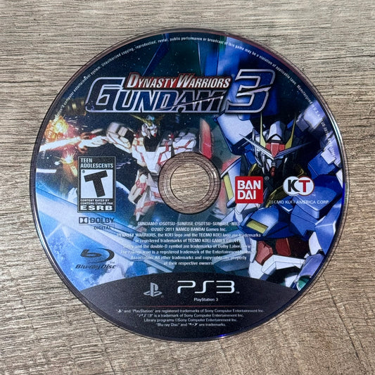 Dynasty Warriors Gundam 3 (Sony Playstation 3, PS3)