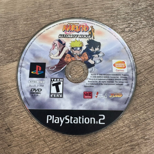 Naruto: Ultimate Ninja (Sony Playstation 2, PS2)